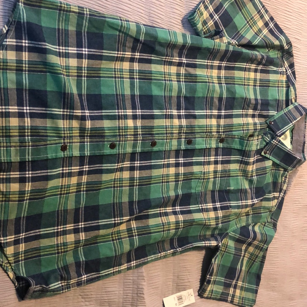 Weatherproof Short Sleeve Button Up NWT